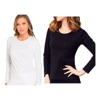 Flix - Pack 6 Camisetas Básicas Mujer Fibra Bambú