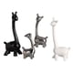 thumbnail image 2 of Juego De Estatuas De Familia De Ciervos De Cerámica, Adorno De Mesa Para Decoración Del Hogar Y La Oficina, Delicado, 4 Piezas, 2 of 3