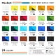 thumbnail image 2 of Set de pintura acrílica MEEDEN Heavy Body Basic Satin 24 x 60 ml, 2 of 7