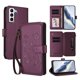 thumbnail image 1 of Funda Cartera Mariposa para [Samsung Galaxy S21 Plus] con Soporte y Cremallera Violeta, 1 of 6