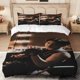 thumbnail image 1 of 3pcs JK Style Rivet Artist Fashion Photography Theme Digital Print Bedding Set, 1 of 1