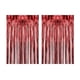 thumbnail image 3 of 2 Uds Cortinas Con Flecos De Papel De Aluminio Brillante Decoración Para Halloween Carnaval Graduación Rojo, 3 of 3