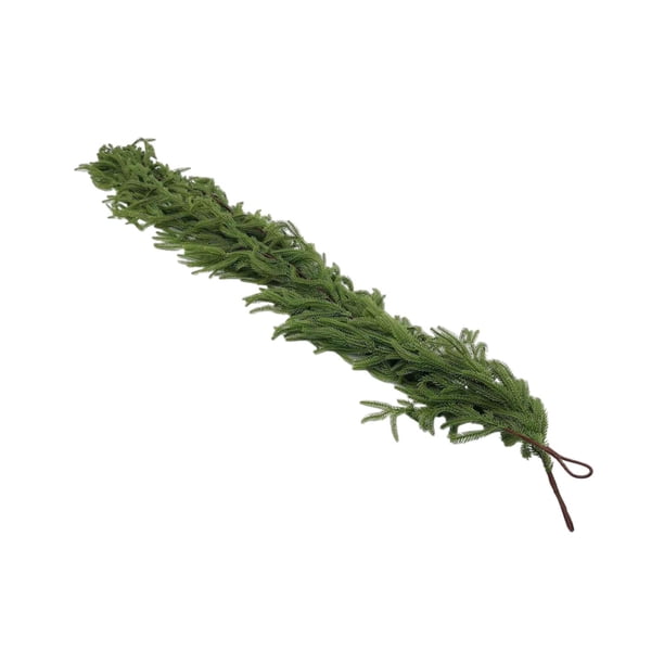 Guirnalda Navideña Verde Realista Con Planta Artificial Para Chimenea De Casa Y Jardín, 180 Cm