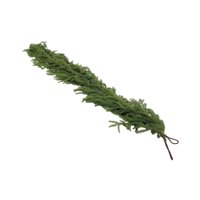 Bothyi - Guirnalda Navideña Verde Realista Con Planta Artificial Para Chimenea De Casa Y Jardín, 180 Cm