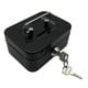 thumbnail image 3 of Caja De Dinero Con Bloqueo Con Mango Superior Modern Metal Birthet Behor Bajing Black Black, 3 of 5