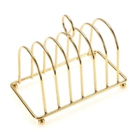 Bothyi - Soporte Para Estante Para Tostadas, Decoración De Encimera Portátil, Soporte Para Pan, Soporte Para Pan Dorado