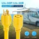 thumbnail image 2 of Cable de extensión para generador Kohree 30 A, 6 m, calibre 10, 125/250 V, 2 of 8