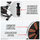 thumbnail image 4 of Bicicleta Spinning Es770N Negra Flywheel 10 kg, 4 of 5