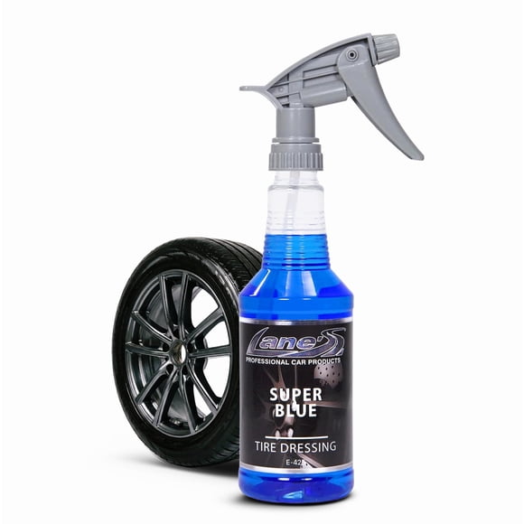 Spray para brillo de llantas LANE'S Super Blue de alto brillo 473 mL