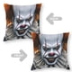 thumbnail image 2 of Payaso Pennywise Fundas de almohada de terciopelo con tema, regalos de funda de almohada, decoración para el hogar, cojín de lanzar, regalo de cumpleaños para fans y parejas.56*56cm., 2 of 6