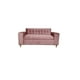 thumbnail image 2 of Sofa Dos Cuerpos Felpa Rosa, 2 of 3