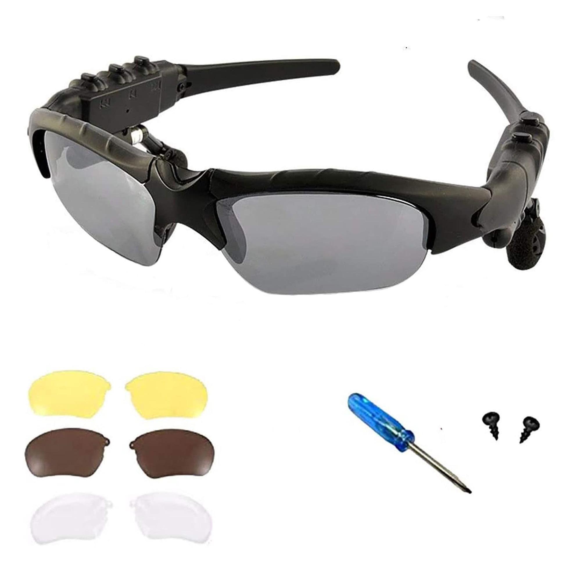 Gafas De Sol Bluetooth Mp3 Con Lentes Polarizadas Inalámbricas Grofulor