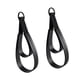 thumbnail image 2 of 2 correas de doble bucle para Pilates Reformer, agarre cómodo, anillos en D para fitness, asa para principiantes, gimnasio, entrenamiento básico de br Anillos negros, 2 of 5