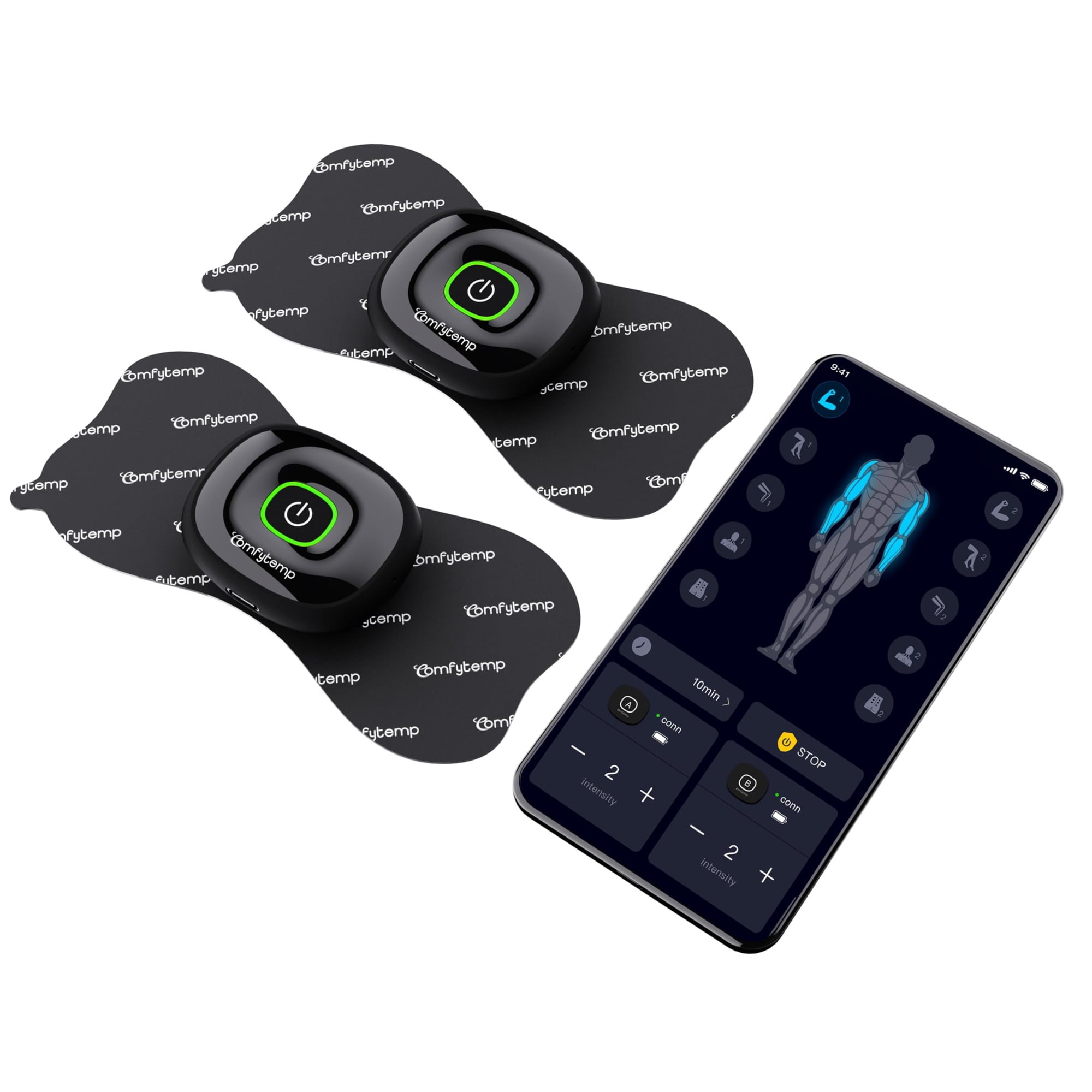 Estimulador Muscular Tens Unit Comfytemp K6108 Con 32 Modos