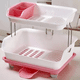 thumbnail image 3 of Escurridor fregadero 2 niveles color rosa, 3 of 3