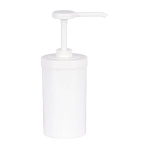 Magideal - Dispensador De Salsas, Dispensador De Jarabe De Café, Contenedor De 1 L Para Uso Comercial, Bombas Para Condimentos, Bomba De Kétchup Y Jarabe Para 20 Cc