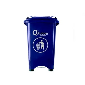 Contenedor De Basura Qrubber C 50Lts Con Pedal