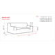 thumbnail image 3 of Funda de Sofa Bielastica 2 Cuerpos Bali, 3 of 4