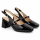 thumbnail image 2 of Zapato Charol Mujer Mary Jane Tacón Cuadrado H2705 Negro, 2 of 8