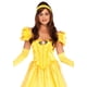 thumbnail image 1 of Vestido de fiesta de satén Costume Leg Avenue Bell of the Ball, amarillo, 1 of 5