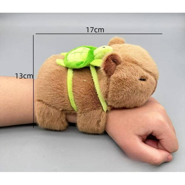 Peluche Capibara Abraza Muñeca Carpincho Tortuga caqui