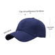 thumbnail image 2 of Gorra clásica de algodón de perfil bajo para hombre y mujer, gorra de béisbol ajustable., 2 of 5