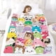 thumbnail image 5 of Squishmallow anti-pilling, suave, ligera, esponjosa y acogedora de lujo para hogar y cocina – Perfecta para niños y adultos,50X70cm, 5 of 6