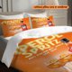 thumbnail image 1 of 3pcs Aperol Spritz Beer Print Duvet Cover Set - Vibrant Orange & Pink Design Zipper Closure, 1 of 1