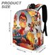 thumbnail image 3 of Pollitos en Fuga-theme Backpack, Campus style schoolbag Bookbag with Adjustable Shoulder Straps And Large Zip Compartment, Unisex Travel Bags.42x30x15cm, 3 of 6