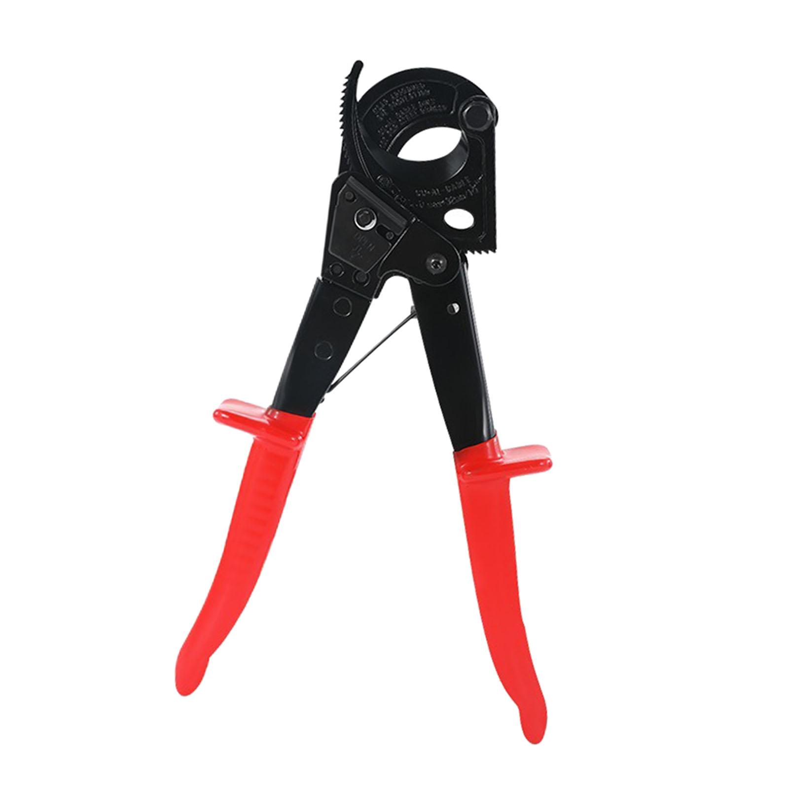 Ioensy - Cortador De Cables Eléctricos Ahorra Mano De Obra Trinquete De Alta Resistencia Corte De Cables De Cobre