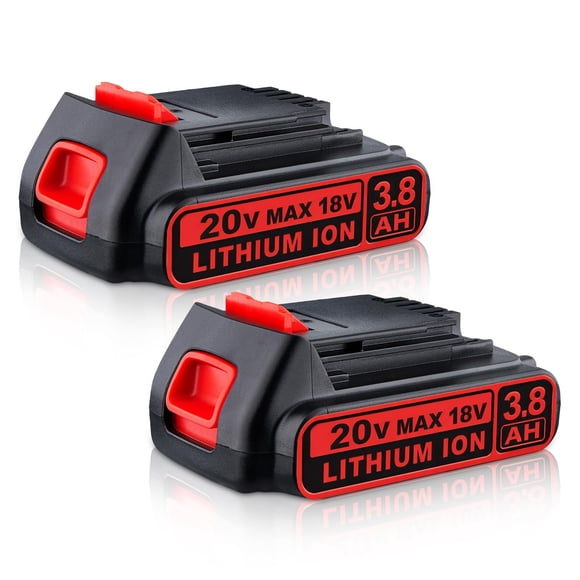 Batería de litio de reemplazo 20V 3.8Ah para Black and Decker