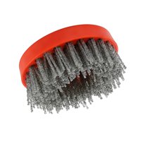 Magideal - Cepillo De Rueda De Alambre Cepillo De Pulido Rosca M14 Cepillo De Esmerilado Accesorio Cepillo Redondo Abrasivo Para Piedra Antigua Alambre De Acero Inoxidable Adecuado Para Hormigón W Grano 36