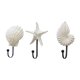 thumbnail image 5 of 3 Ganchos Decorativos De Resina Para Pared, Para Cocina, Dormitorio, Estilo Rústico, Color Blanco., 5 of 5
