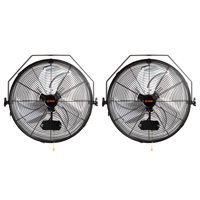Ventilador De Pared Vevor De 18 Pulgadas Con Inclinación De 360 Grados 4000 Cfm