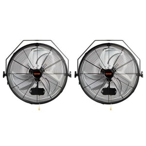 Ventilador De Pared Vevor De 18 Pulgadas Con Inclinación De 360 Grados 4000 Cfm