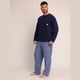 thumbnail image 1 of Pijama micropolar pantalón estampado abotonado 2612076 - M, 1 of 3