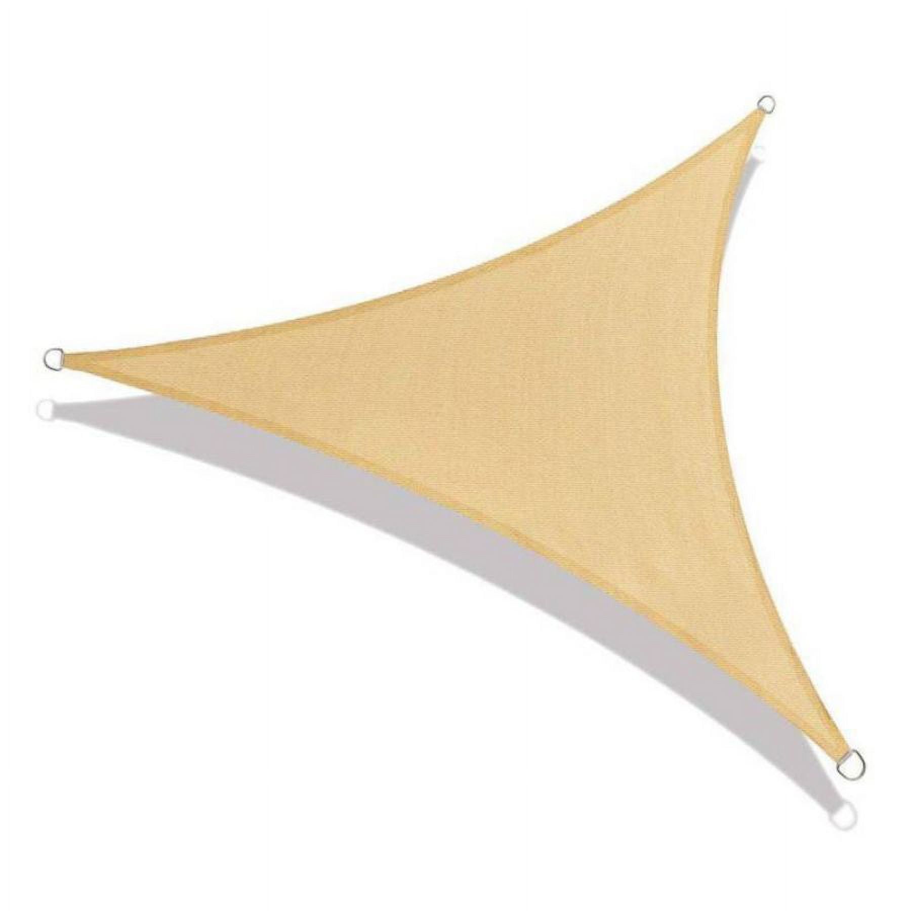 Toldo Vela Sombra Anti-Uv Triangular Beige