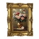 thumbnail image 1 of Marco De Fotos Elegante Con Pintura Al óleo En Relieve Dorado, Rectangular, Estilo Retro., 1 of 5