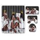 thumbnail image 2 of Set de cortinas de baño DDS-DUDES afroamericanas para mujeres negras, 2 of 7