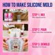 thumbnail image 3 of Kit de Molde de Silicona Craft Resin 967 ml Shore 15A, 3 of 8
