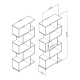 thumbnail image 3 of Estante multifuncional Upsala negro, 3 of 3