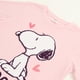 thumbnail image 4 of Pijama Polar Mujer Corazones Rosado Snoopy, 4 of 7