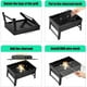thumbnail image 5 of Parrillera Asados Grill Bbq Portatil Plegable Terraza Balcon Color Negro, 5 of 5
