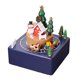 thumbnail image 4 of Caja Musical Tren De Navidad Con Tren Giratorio Para Niños Coleccionable Azul, 4 of 5