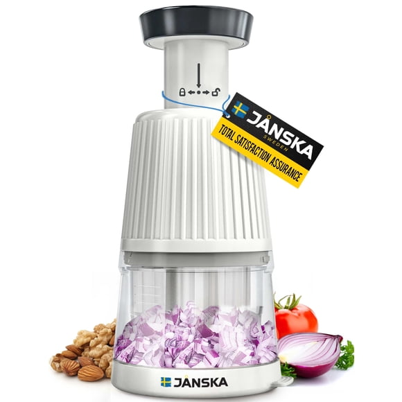 Picadora de alimentos y verduras JANSKA UltraChop Push de acero inoxidable