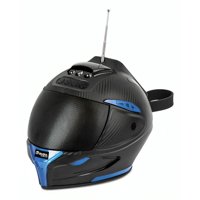 Genérico - Parlante Solar Tipo Casco Musyl M-60 Usb-Tf Con Led Azul