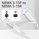 thumbnail image 4 of Cable de extensión de alimentación TNP Universal (1 m) NEMA 5-15R a 5-15P, 4 of 7