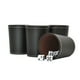 thumbnail image 1 of Juego De 4 Cachos Eco Cuero Negro Simplit, 1 of 8