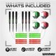 thumbnail image 3 of Set de Dardos Winmau Masters Pro con Armario, 3 of 9
