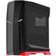 thumbnail image 1 of Gabinete ATX SilverStone Technology, rotación de la placa base a 90 grados con ventana, negro y rojo, 1 of 7